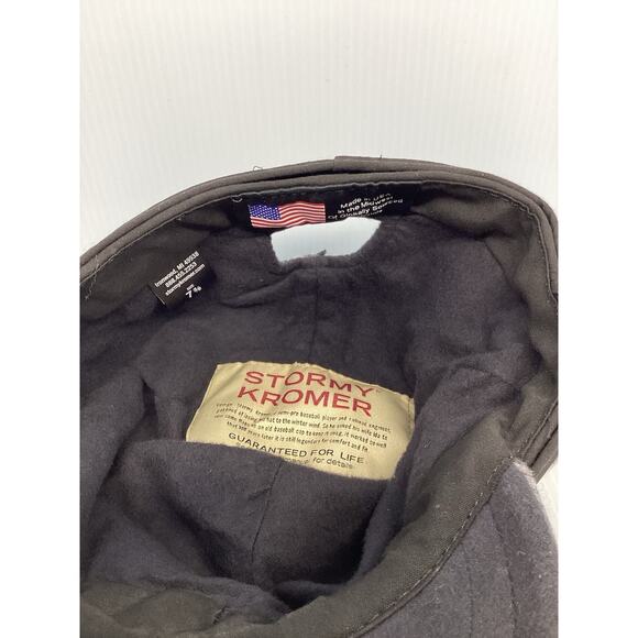 Duluth Pack Stormy Kromer Wool Hat Black Plaid 7 3/8 Made In USA. - Picture 6 of 6